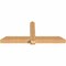 Ekena Millwork Eugene Smooth Timber Gable Bracket, Western Red Cedar, 72"W x 30"H x 5 1/2"D x 5 1/2"F, 10/12 Pitch GBW072X30X0606EUG00SWR - alternate 5